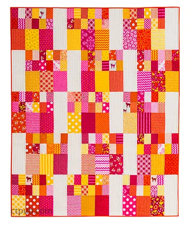 Citrus Squeeze Quilt - Free Pattern - Sewing With Scraps