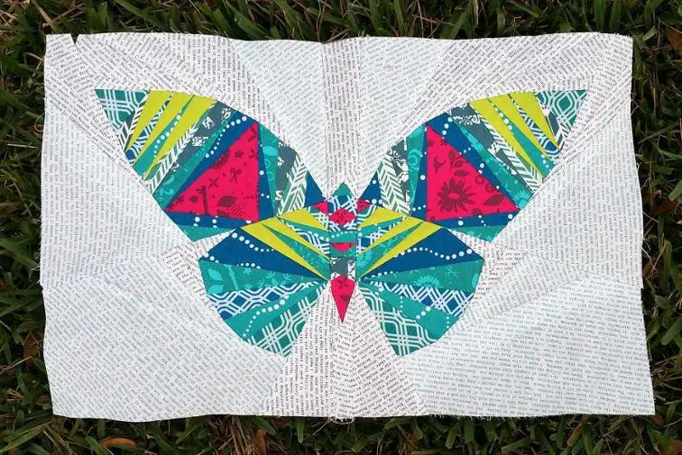 Butterfly Paper Piecing Pattern