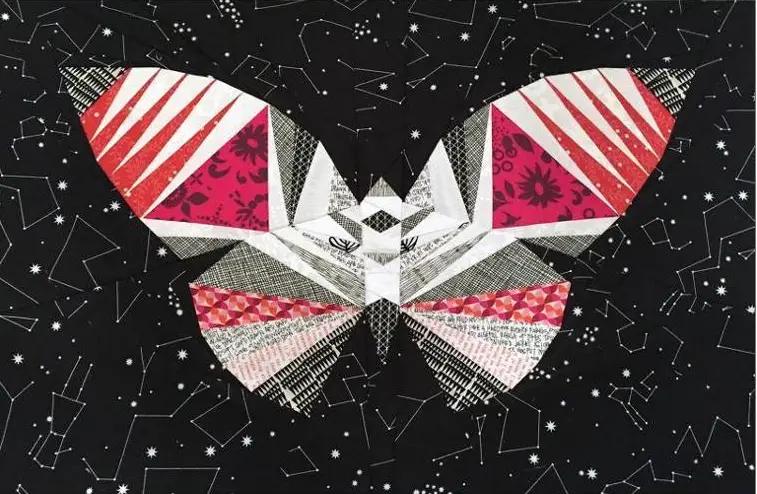Butterfly Paper Piecing Pattern 