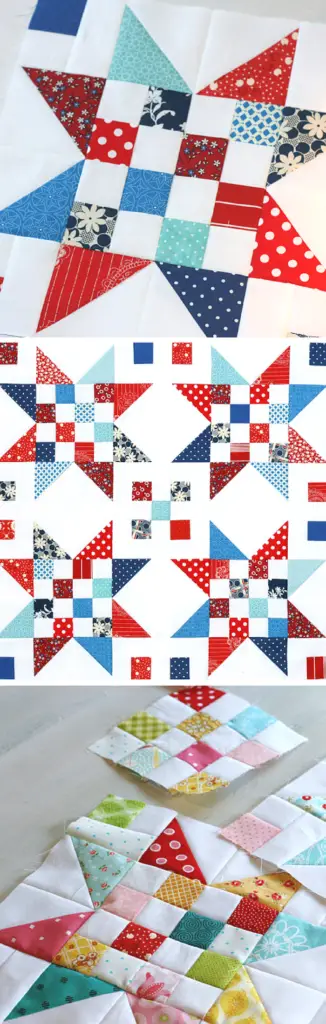 Patchwork Quilt Block | Free Pattern - Sewing With Scraps