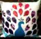 Pretty Peacock Applique Pillow | Free Pattern