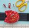Keep your pins close with this fashionable & functional rose wristlet pincushion pattern.