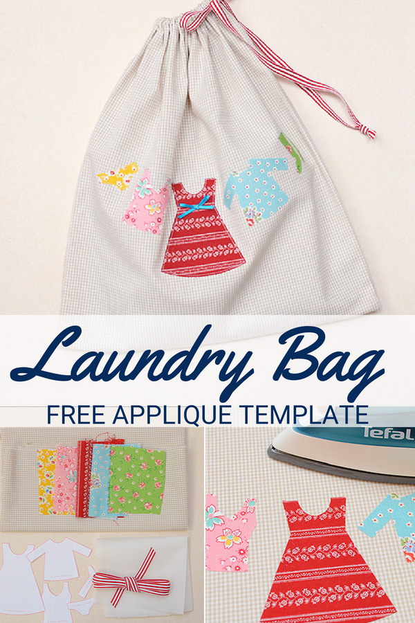 When on vacation, keep your clothes separated with this free travel laundry bag pattern.