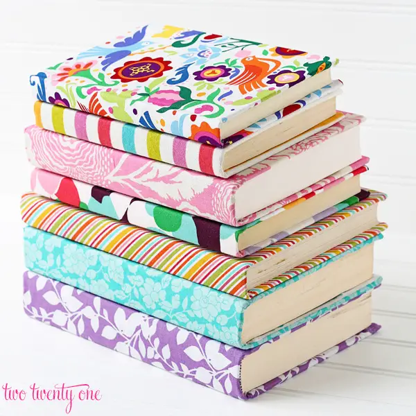 How to Cover a Book with Fabric