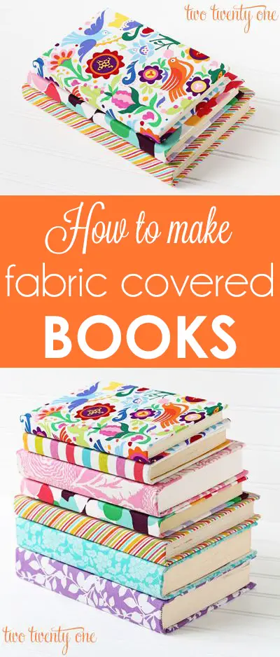 Fabric Covered Book Tutorial