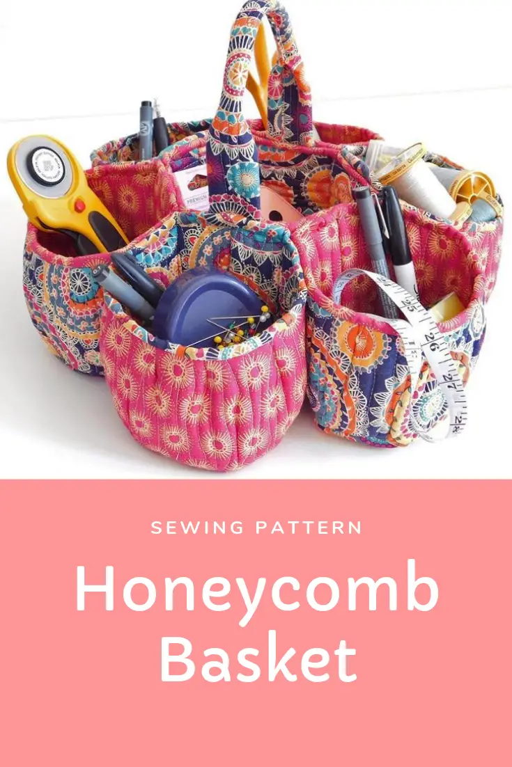 Honeycomb Basket - Sewing With Scraps