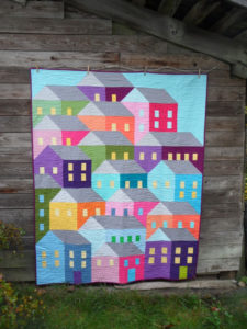 Hillside Houses Quilt Pattern - Sewing With Scraps