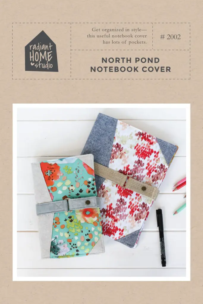 North Pond Notebook Cover Sewing Pattern