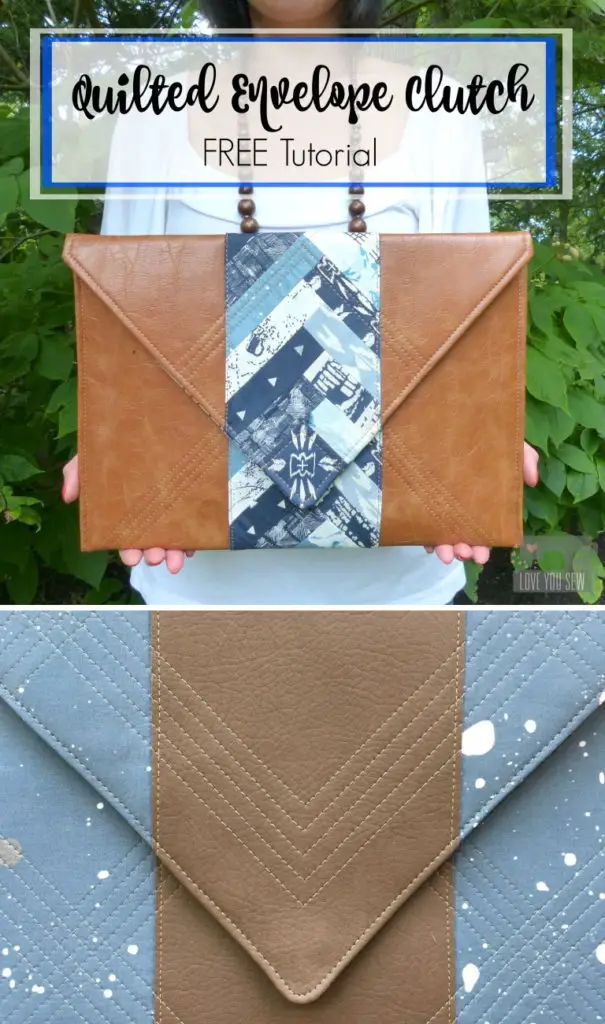 Quilted Envelope Clutch Tutorial