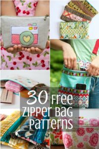 Free Zipper Bag Patterns - Sewing With Scraps