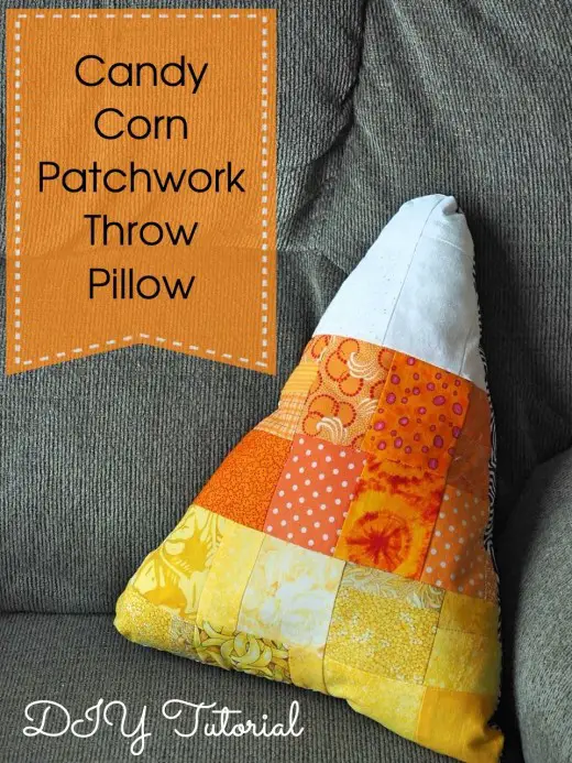 Candy Corn Pillow Tutorial