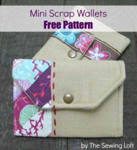 Cute Mini Wallet – Sewing With Scraps