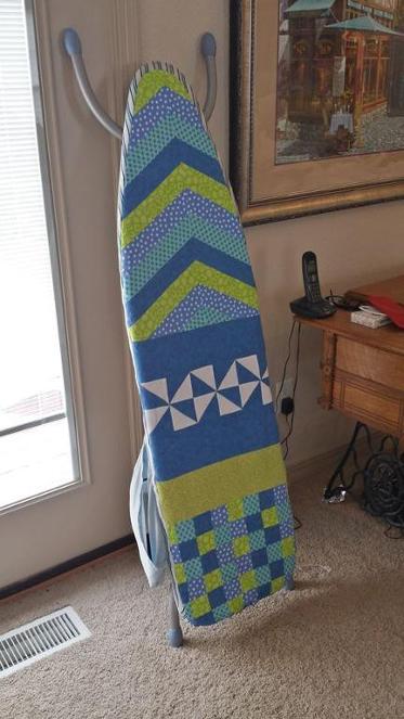 Quilted Ironing Board Cover Tutorial