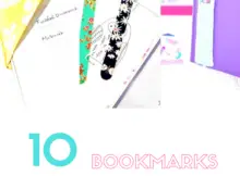 10 Bookmarks to Make with Fabric Scraps