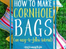 Easy to Make Cornhole Bags