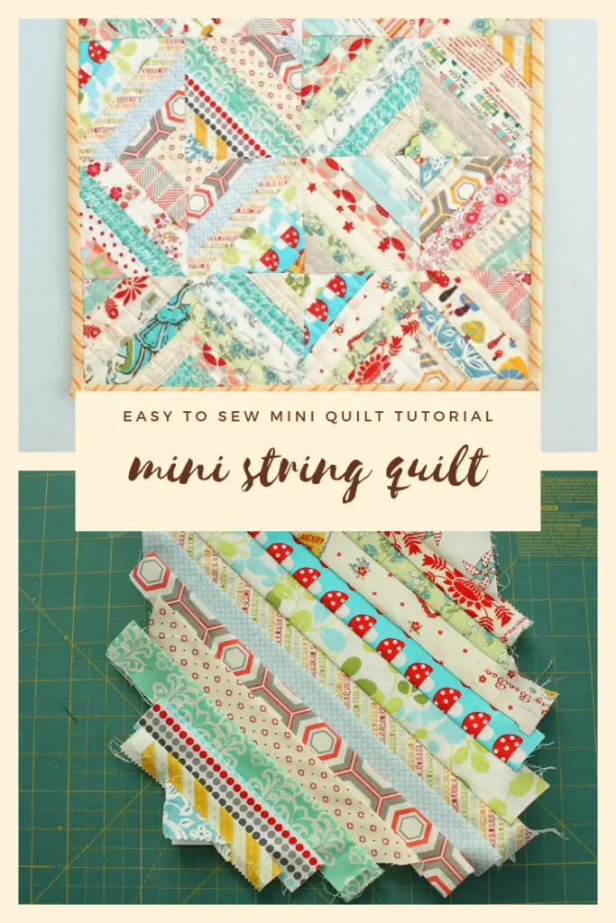 Mini String Quilt Tutorial