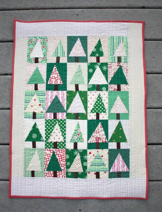 Modern Holiday Quilt
