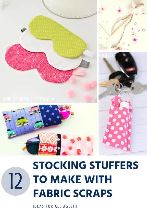 12 Stocking Stuffers to make with fabric scraps