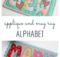 Applique and mug rug alphabet