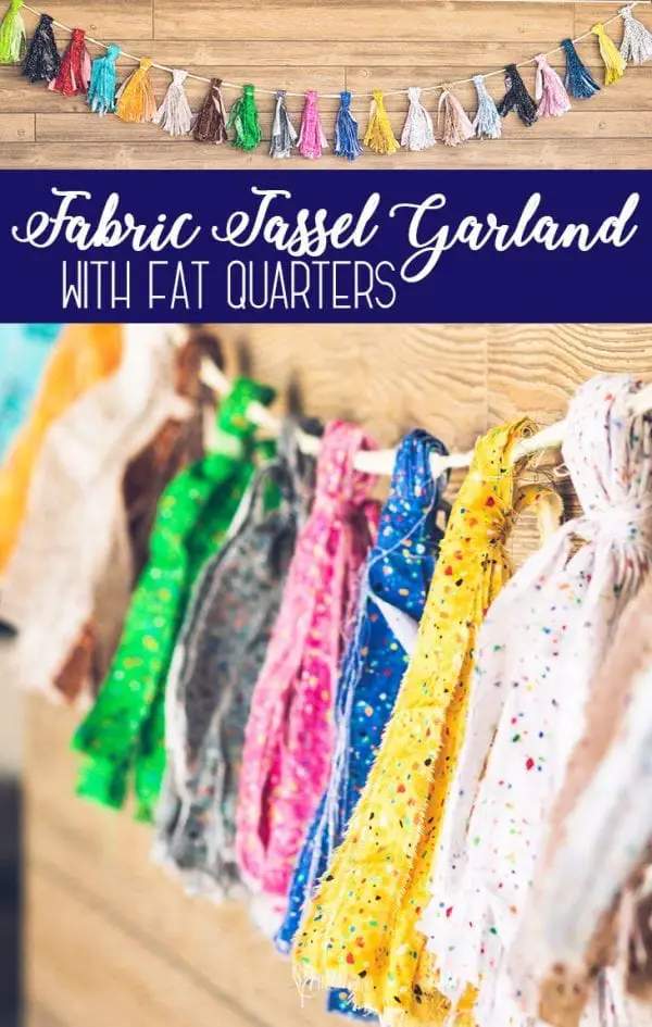 Fabric Tassel Garland with Fat Quarters