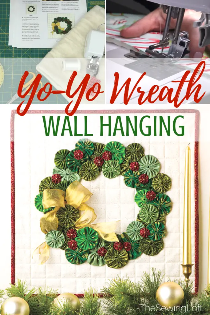 Yo-Yo Wreath Wall Hanging