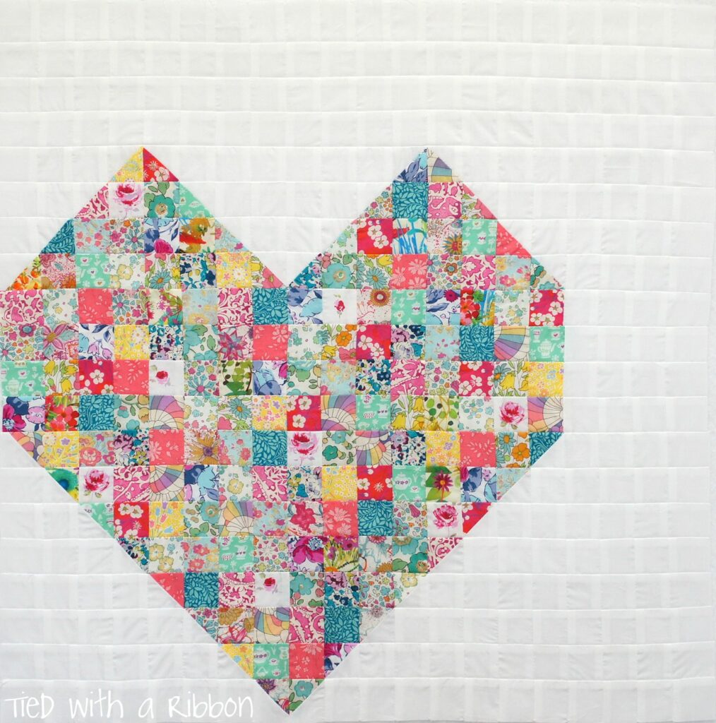 Heart You Mini Quilt Tutorial