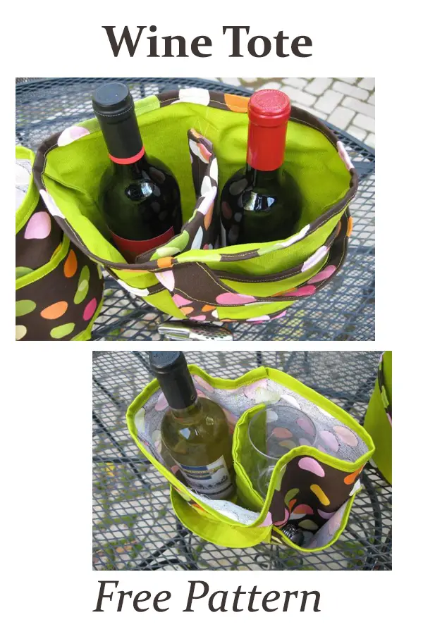 Wine Totes FREE pattern