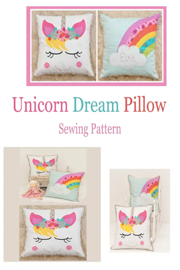 Unicorn Dream Pillow Sewing Pattern