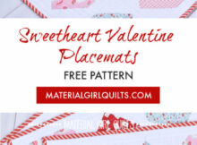 Free Valentine's Day Placemats Pattern