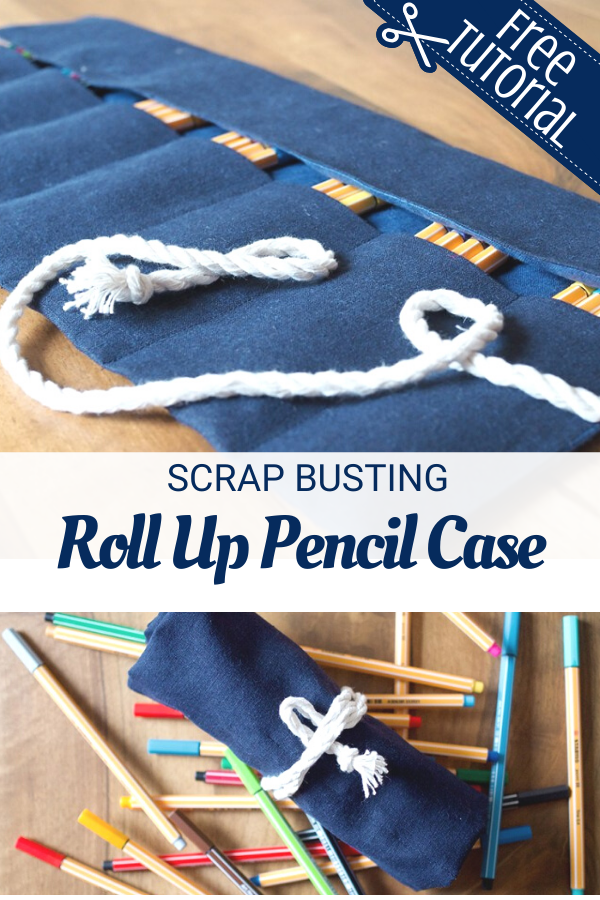 Scrap Busting Pencil Roll Case