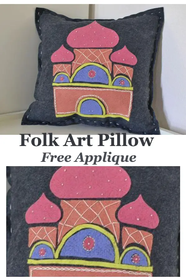 Folk Art Pillow