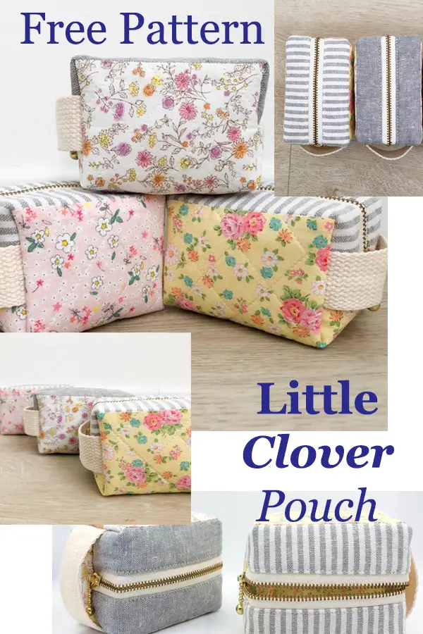 Little Clover Pouch Free Pattern