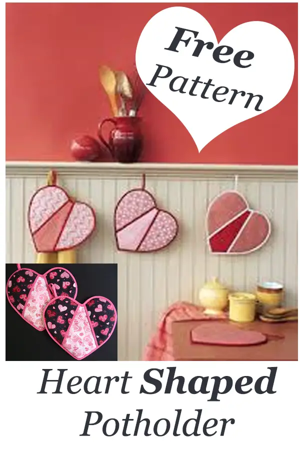 Heart Shaped Potholder Free Pattern