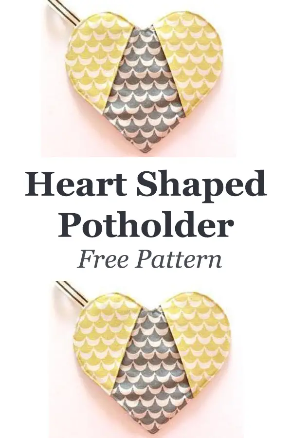 Heart Shaped Potholder Free Pattern