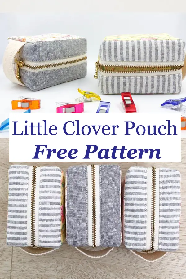 Little Clover Pouch Free Pattern