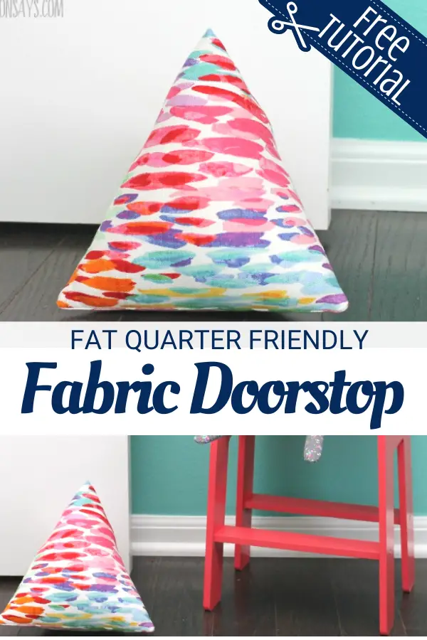 Learn to Sew a Fabric Doorstop