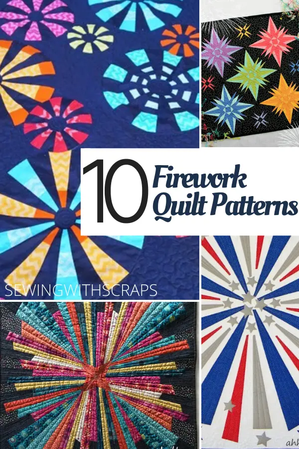 10 Firework Quilt Patterns for Fourth of July