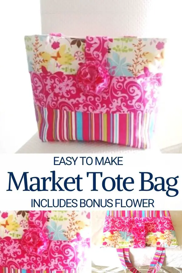 Easy to Make Market Tote Bag Pattern