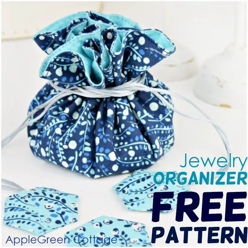 DIY Jewelry Organizer Free Pattern Sewing With Scraps