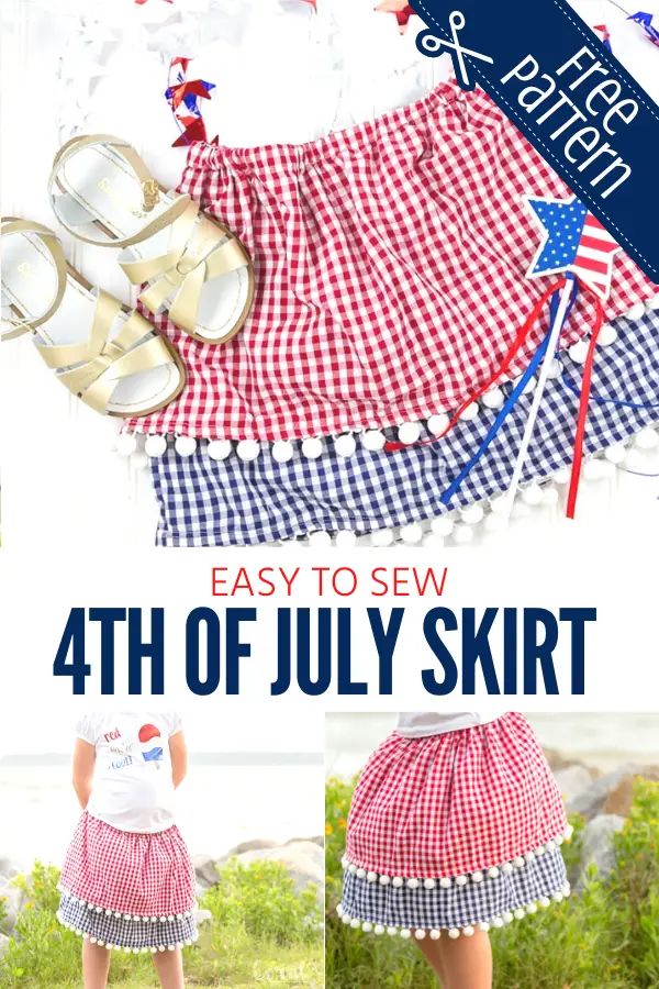 Free 4th of July Skirt Pattern