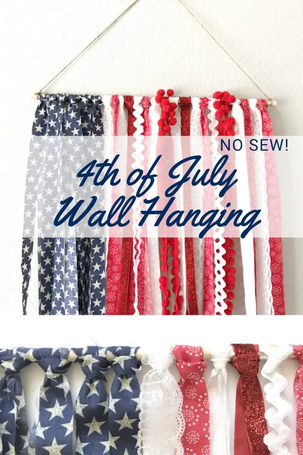 No Sew 4th of July Wall Hanging Tutorial