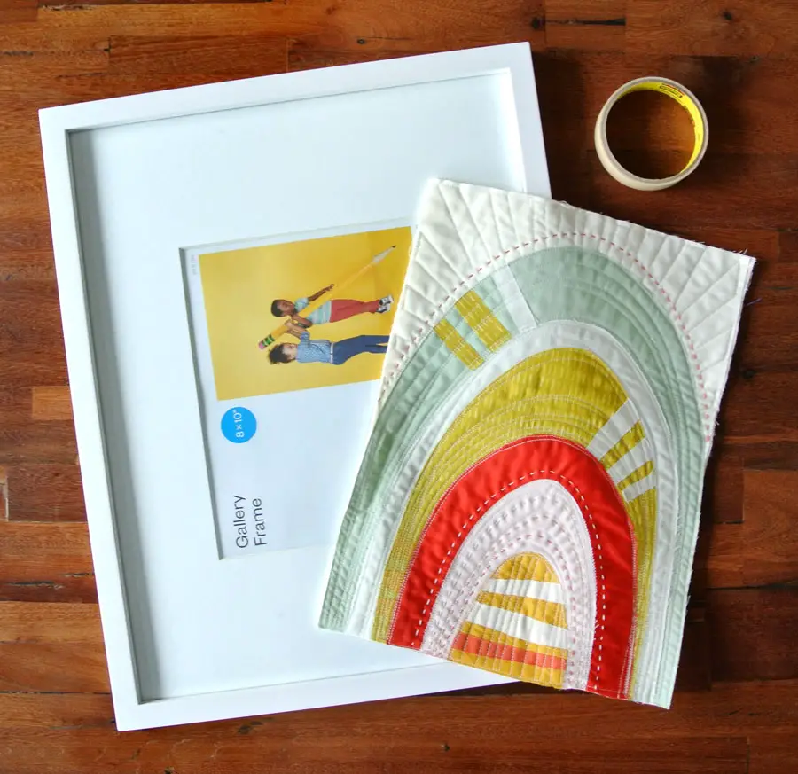 How to Frame a Mini Quilt