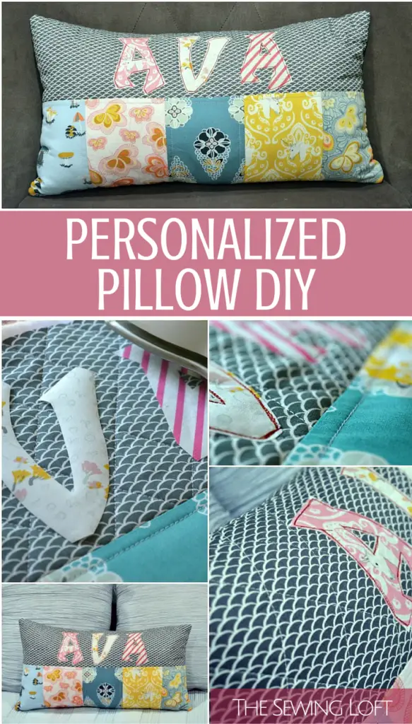 Free personalized pillow tutorial