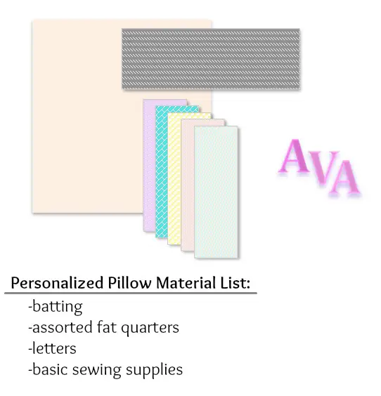 Monogramed Pillow Supplies
