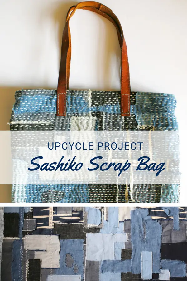 Sashiko Scrap Bag Tote Tutorial