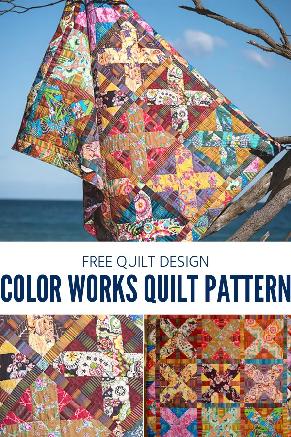 Free Color Works Quilt Pattern by Kathy Doughty