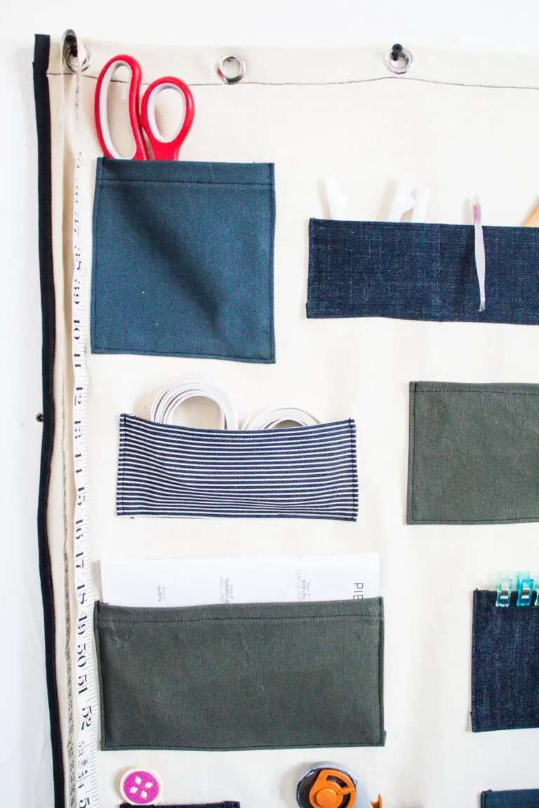 Fabric Wall Organizer 2 Ways Sewing With Scraps