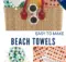 DIY Beach Towels to Sew