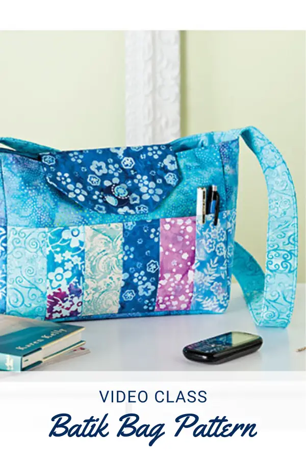 Batik Bag Sewing Pattern and Video Class