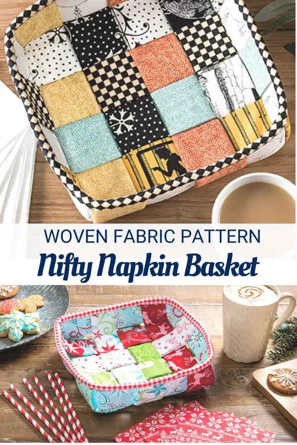 Nifty Napkin Basket Sewing Pattern
